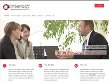 Tablet Screenshot of interactsolution.com